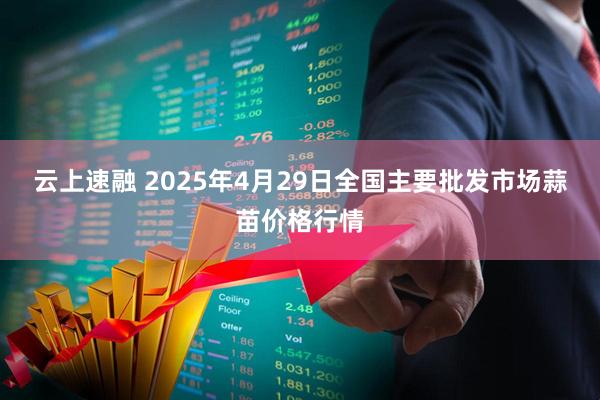 云上速融 2025年4月29日全国主要批发市场蒜苗价格行情